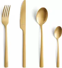 Set tacâmuri Amefa - Manille, 16 piese, finisaj PVD auriu