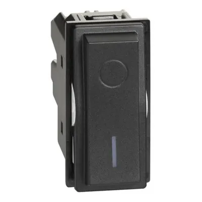 L.NOW - Intrerupator 2 module 16AX negru