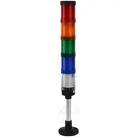 Coloana de semn. luminoasa,verticala, (cu sonerie) NYG3-50RYGBWM AC/DC24V, 5 R,Y,G,B,W, IP65, 90dB