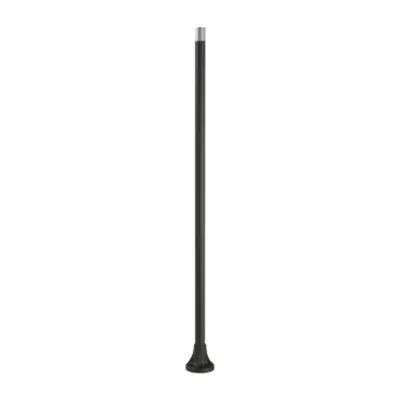 Tub Suport+baza de Fixare L=800 Mm, Aluminiu Negru, Xvb