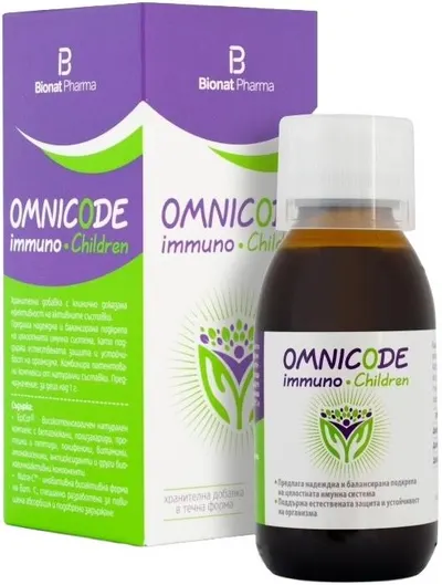 Omnicode Immuno Sirop pentru copii, 120 ml, Bionat Pharma