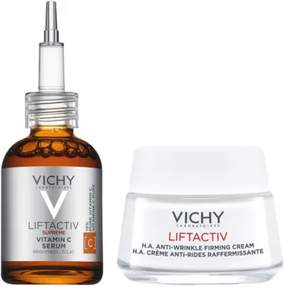 Vichy Liftactiv Set - Ser și cremă de zi iluminatoare, 20 + 50 ml