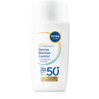 NIVEA SUN Derma Skin Clear lotiune tonica pentru pielea cu imperfectiuni SPF 50+ 40 ml