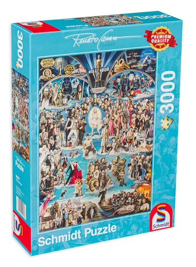 Puzzle Schmidt din 3000 de piese - Renato Casaro Hollywood XXL