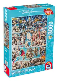 Puzzle Schmidt din 3000 de piese - Renato Casaro Hollywood XXL