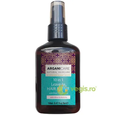 Spray Reparator fara Clatire pentru Par 10 in 1 cu Ulei de Argan si Unt de Shea 150ml