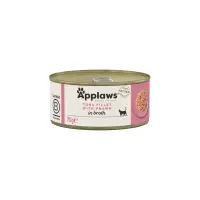 APPLAWS File, Ton și Creveți, conservă hrană umedă pisici, (în supă), 70g