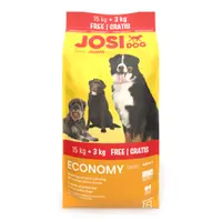 JosiDog Economy Promo Pack, hrana completa pentru caini adulti, economica, 15+3 kg