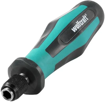 Șurubelniță cu suport magnetic pentru biți Wolfcraft - 1/4'', 138 mm