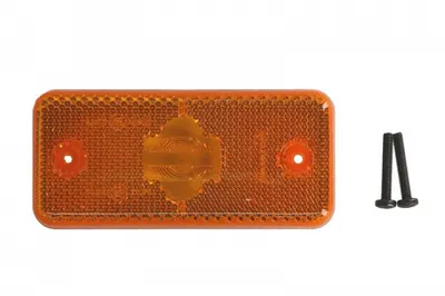 Lumina delimitare stanga dreapta, portocaliu, LED, inaltime 50mm; latime 110mm; adancime 18mm 24V (conector: AMP 2PIN) potrivit RVI KERAX, PREMIUM 2; VOLVO 8300, 8900, 9300, 9400, 9700, 9900 01.03