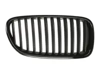 Grila radiator Stanga potrivit BMW 5 (F10), 5 (F11) 2.0-4.4 2009-2017 dupa 2009 - (negru/negru lucios)