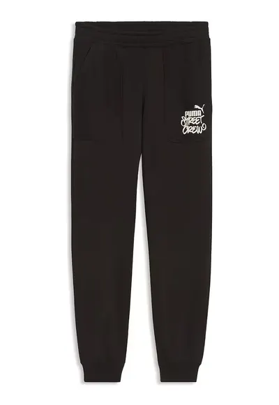 Pantaloni de trening relaxed fit cu talie elastica Mid 90s - Negru