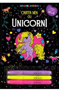 Cartea mea cu unicornii. Colorez si creez