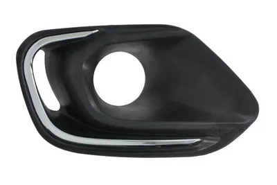 Grila bara fata stanga cu locas lampa ceata, negru/crom potrivit FIAT TIPO 356 2015-2020