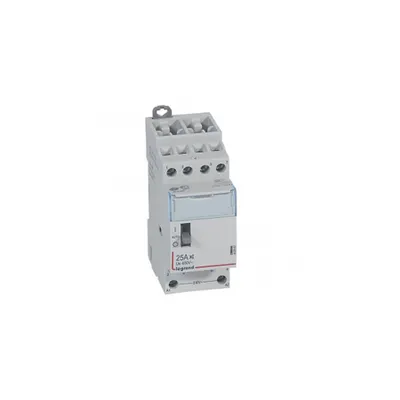 Contactor tip CX³ - cu 230 V~ coll and handle - 4P 400 V~ - 25 A - silent