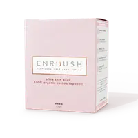 Absorbante din bumbac pentru noapte Organic, 8 bucati, Enroush