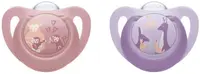 Protecții din silicon NUK First Choice - 18 luni+, 2 bucăți, maimuță/cangur