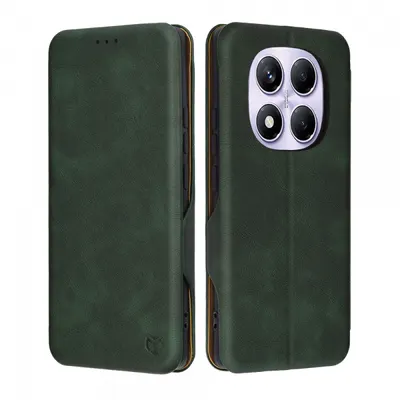 Husa pentru Xiaomi Redmi Note 14 Pro 4G, Techsuit, Safe Wallet Plus, Verde