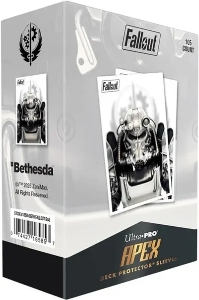 Protectoare pentru cărți Ultra Pro - Fallout: Brotherhood of Steel Apex Deck Protector (105 buc.)