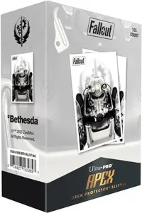 Protectoare pentru cărți Ultra Pro - Fallout: Brotherhood of Steel Apex Deck Protector (105 buc.)