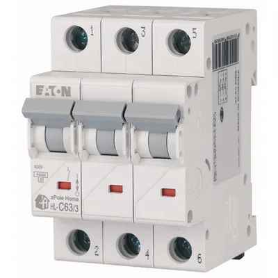 Intrerupator Automat Xpole Home 63A 3P C 4.5kA HL-C63/3