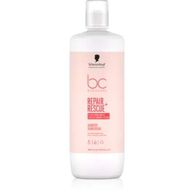 Schwarzkopf Professional BC Bonacure Repair Rescue+ șampon îngrijire pentru par deteriorat 1000 ml