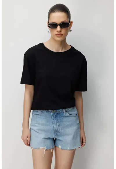 Tricou dama negru - supradimensionat