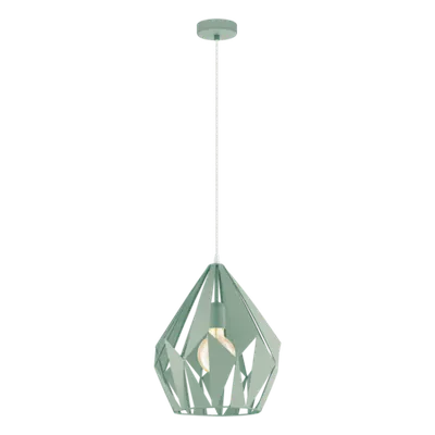 Lampa suspendata CARLTON-P pastel light green 220-240V,50/60Hz