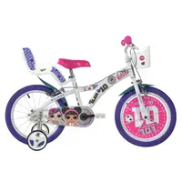 Bicicletă pentru copii LOL de 14" cu accesorii