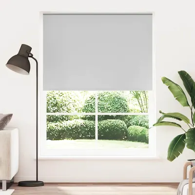 vidaXL Jaluzea opacă 144,4x230 cm, lățime material 140 cm, gri