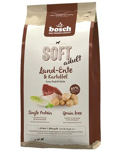 BOSCH Soft Hrana uscata cu rata & cartofi 12.5 kg
