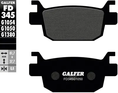 Plăcuțe de frână GALFER FD345 G1054 organice standard