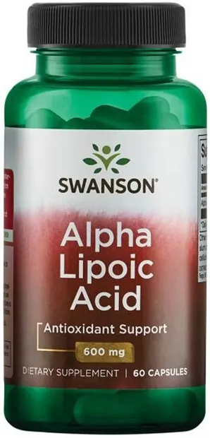 Alpha Lipoic Acid, 600 mg, 60 capsule, Swanson