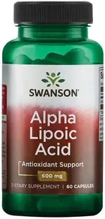 Alpha Lipoic Acid, 600 mg, 60 capsule, Swanson