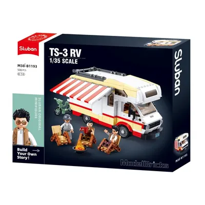 Constructor Sluban Model Bricks – Rulotă, 506 piese