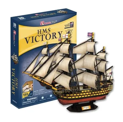 Puzzle 3D Cubic Fun 189 piese Nava HMS Victory