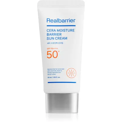 Real Barrier Cera Moisture Barrier Sun Cream cremă protectoare și regeneratoare SPF 50+ 50 ml