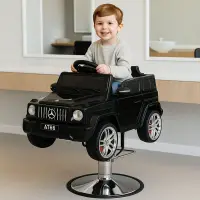 Scaun auto de tuns copii model G-Class, Scaun interactiv cu Bluetooth, Negru - Default Title