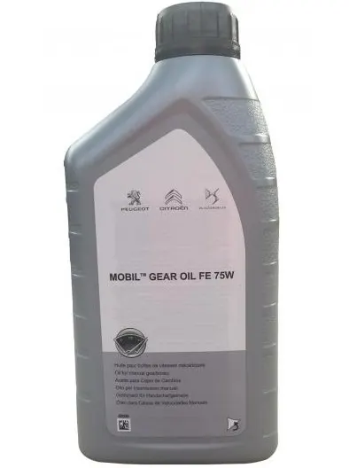 Ulei pentru transmisie manuala PEUGEOT CITROEN Mobil Gear Oil FE 9730.AG 75W, volum 1 litru 1L