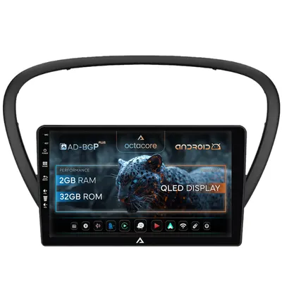 Navigatie Peugeot 607 (2004-2011), Android, P-Octacore 2GB RAM + 32GB ROM, 9 Inch - AD-BGP9002+AD-BGRKIT266V4