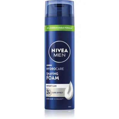NIVEA MEN Hydrocare spumă pentru bărbierit pentru barbati 200 ml