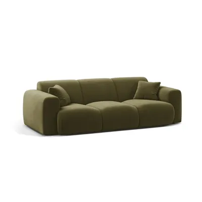 Canapea kaki cu tapițerie din catifea 235 cm Molino – Micadoni