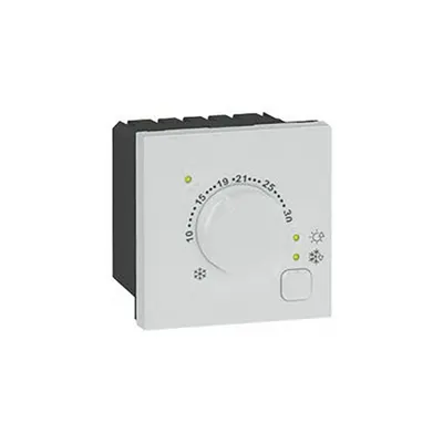 Thermostat pentru electric floor heating Arteor - 2 module - soft alu