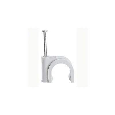 Clips fixare cablu Fixpentru - pentru concrete materials - pentru cable u009DØ 7 mm - gri