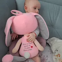 Papusa personalizata de plus Iepuras Fetita