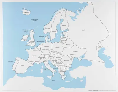 Harta Europei Smart Baby