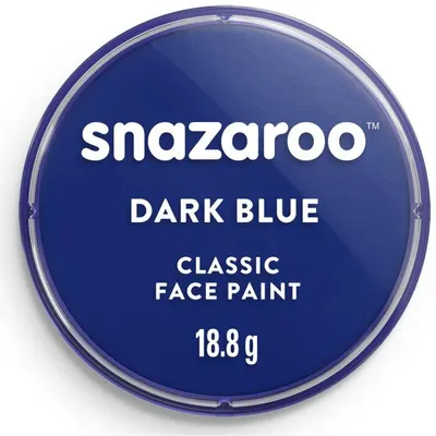 Pictura pe Fata Snazaroo, Albastru Inchis, 18 ml