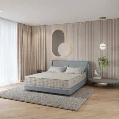Saltea RELAX POCKET cu arcuri, 90x190 cm, H 26 cm, fata vara fata iarna