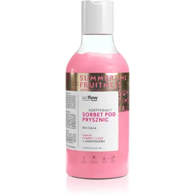 so!flow Energizing Shower Sorbet sorbet hidratant pentru piele in dus Guava, Lychee 400 ml