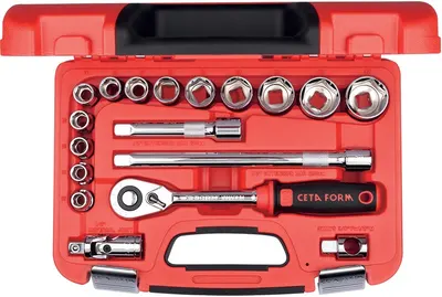 Gedore set Ceta Form - 29085, 18 piese , 1/2'', 10-32 mm